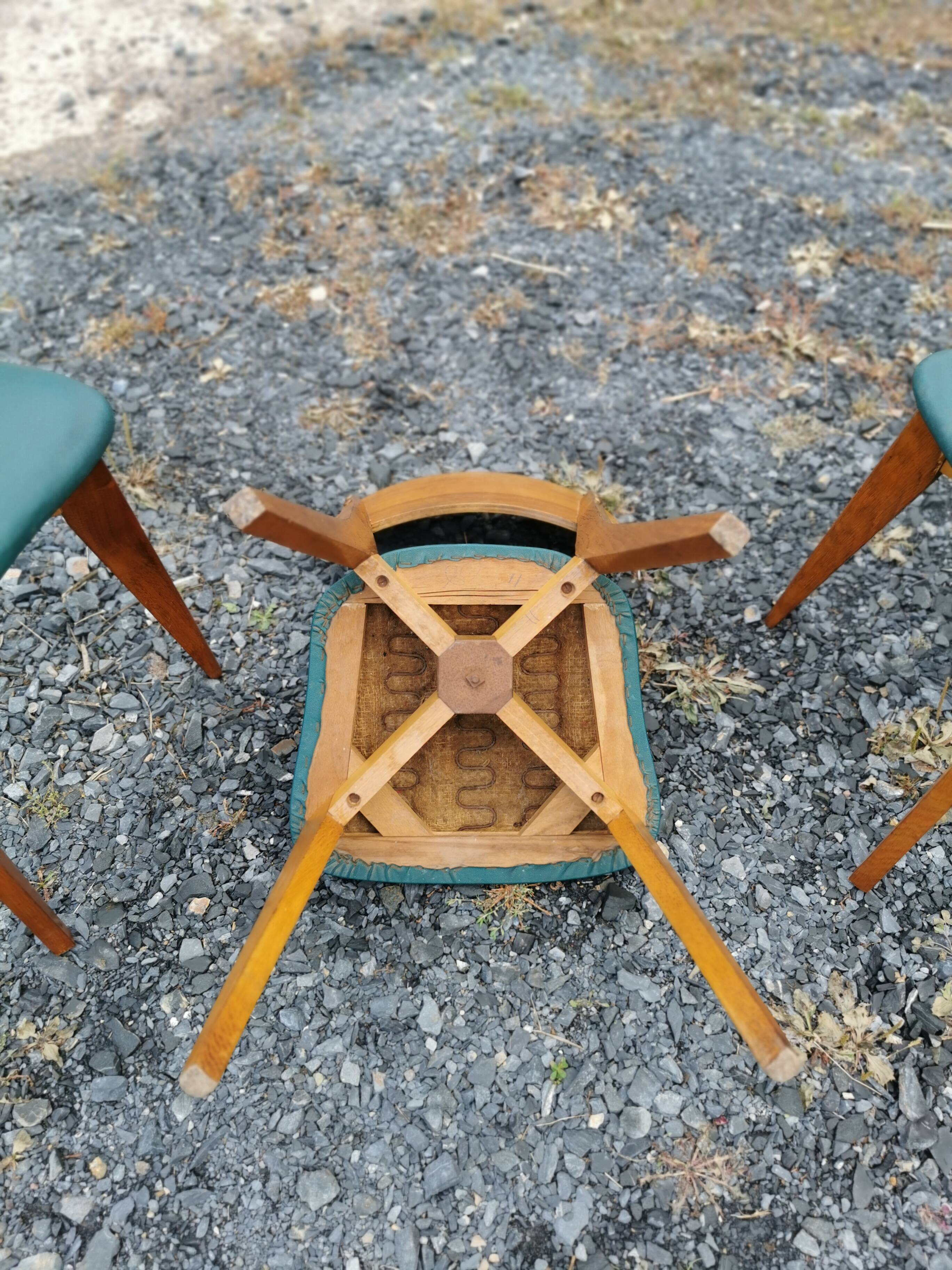 Set 6 vintage chairs