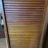 Pair of oak curtain file cabinets