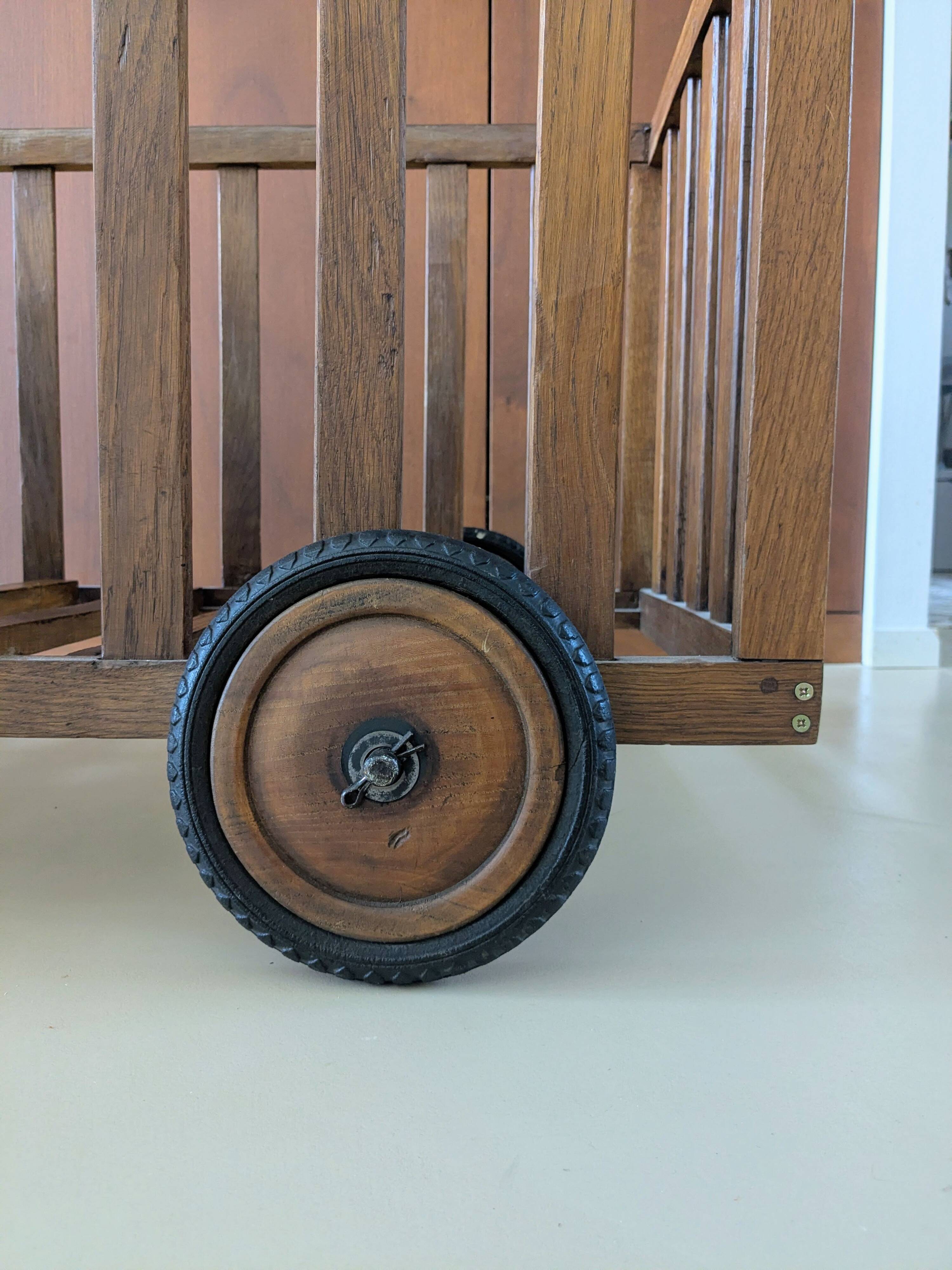 Vintage baby caravan bed