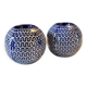 Pair of ball candlesticks