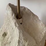 Ancient carved stone lamp