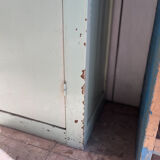 Old original green patina cabinet