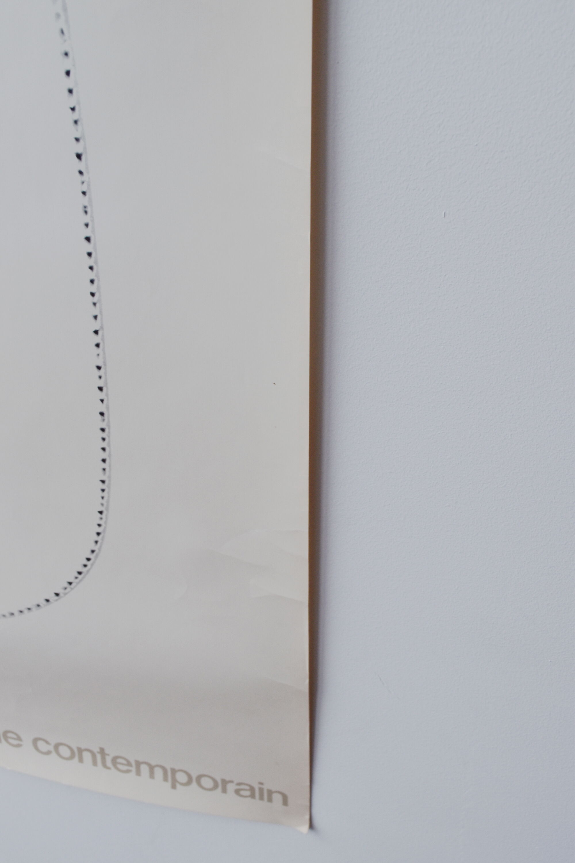 Poster Lucio Fontana 1977 concetto spaziale