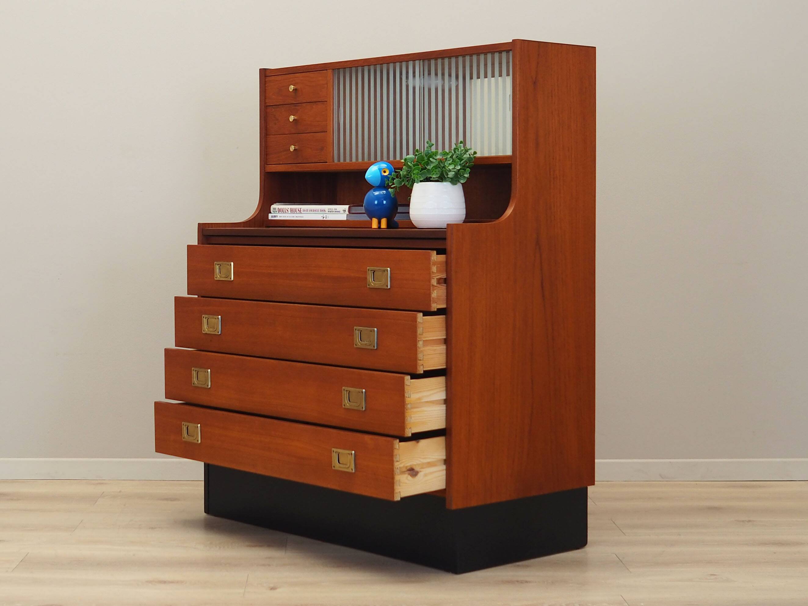 Teak secretary, Danish design, 1970s, production: Denmark