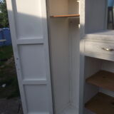 Parisian Art Deco asymmetrical wardrobe