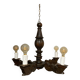 Renaissance wooden chandelier, 1800s