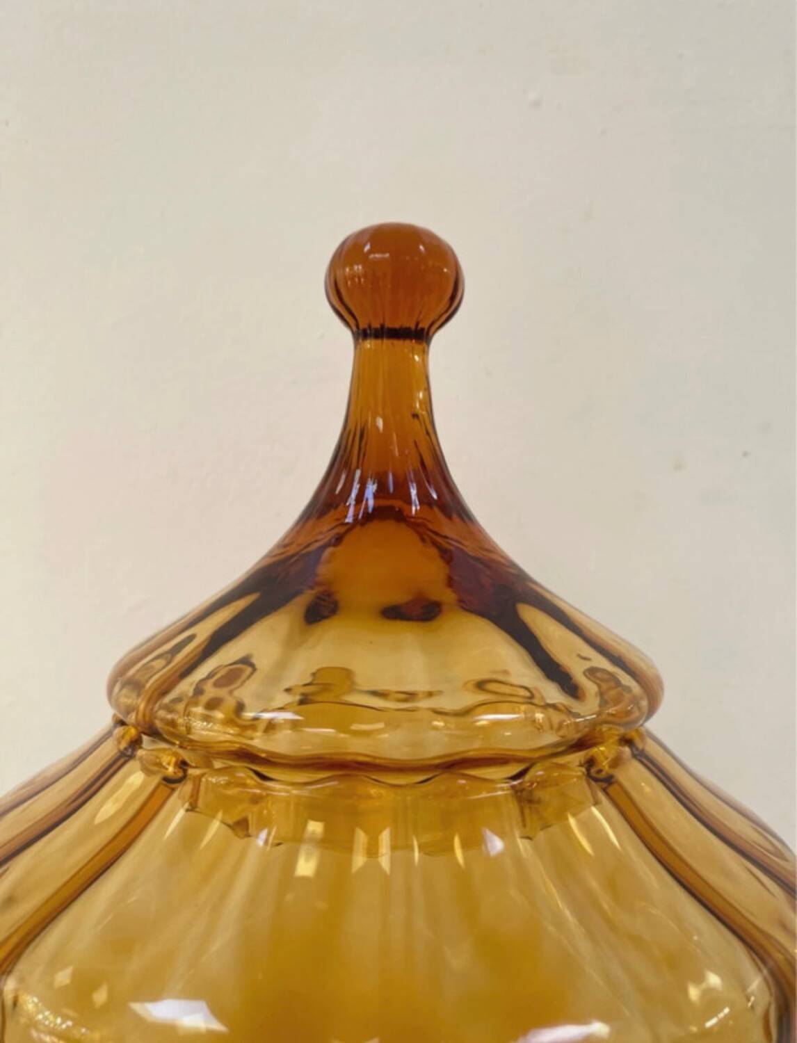 Amber glass dragée / sweet box Empoli (Italy) - Years