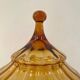 Amber glass dragée / sweet box Empoli (Italy) - Years