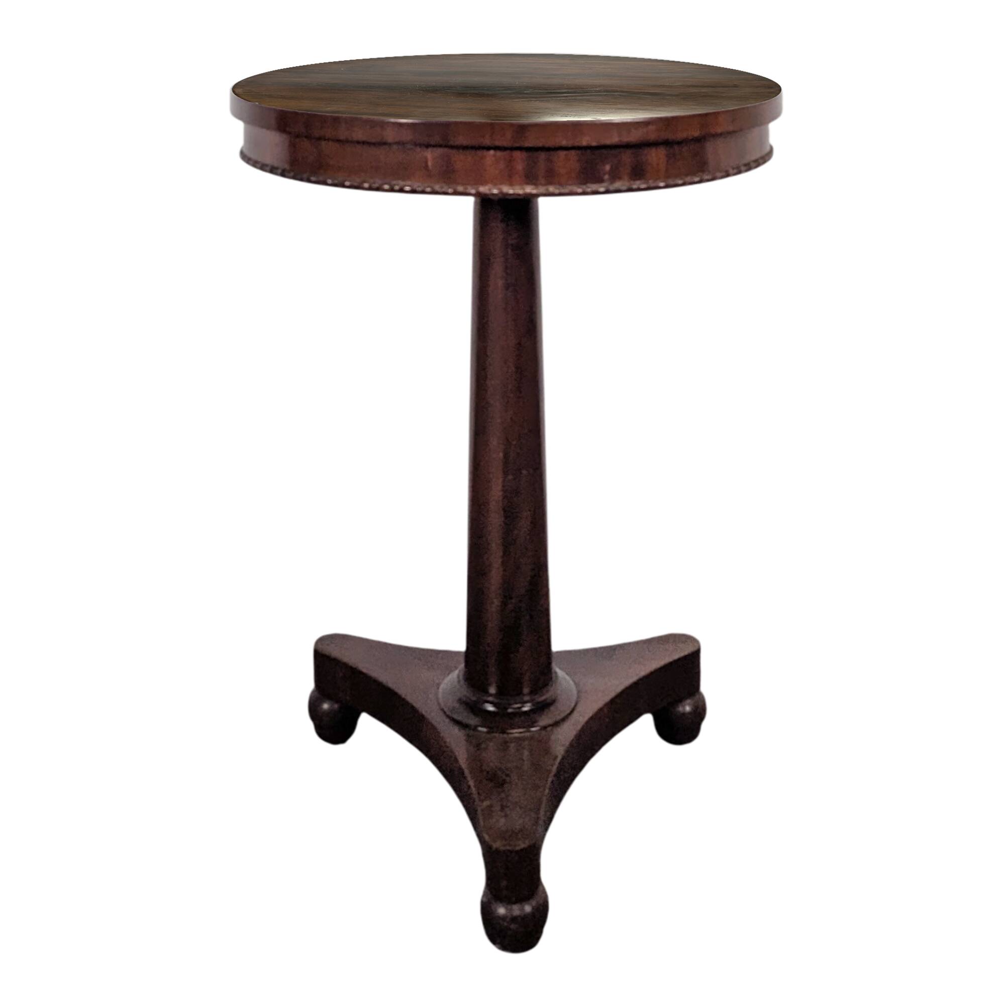 Tripod gueridon in mahogany in Empire style