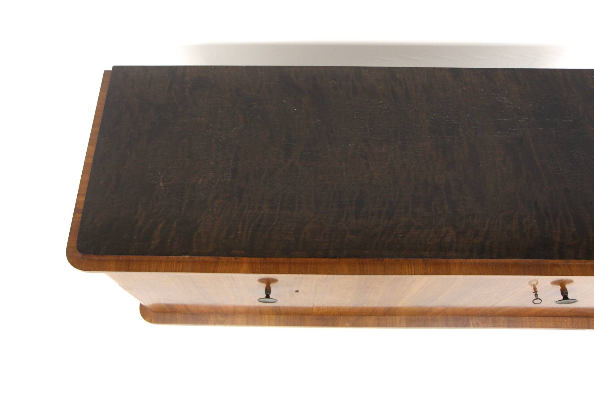 Scandinavian enfilade in walnut, Swedish modern, Sweden, 1930.