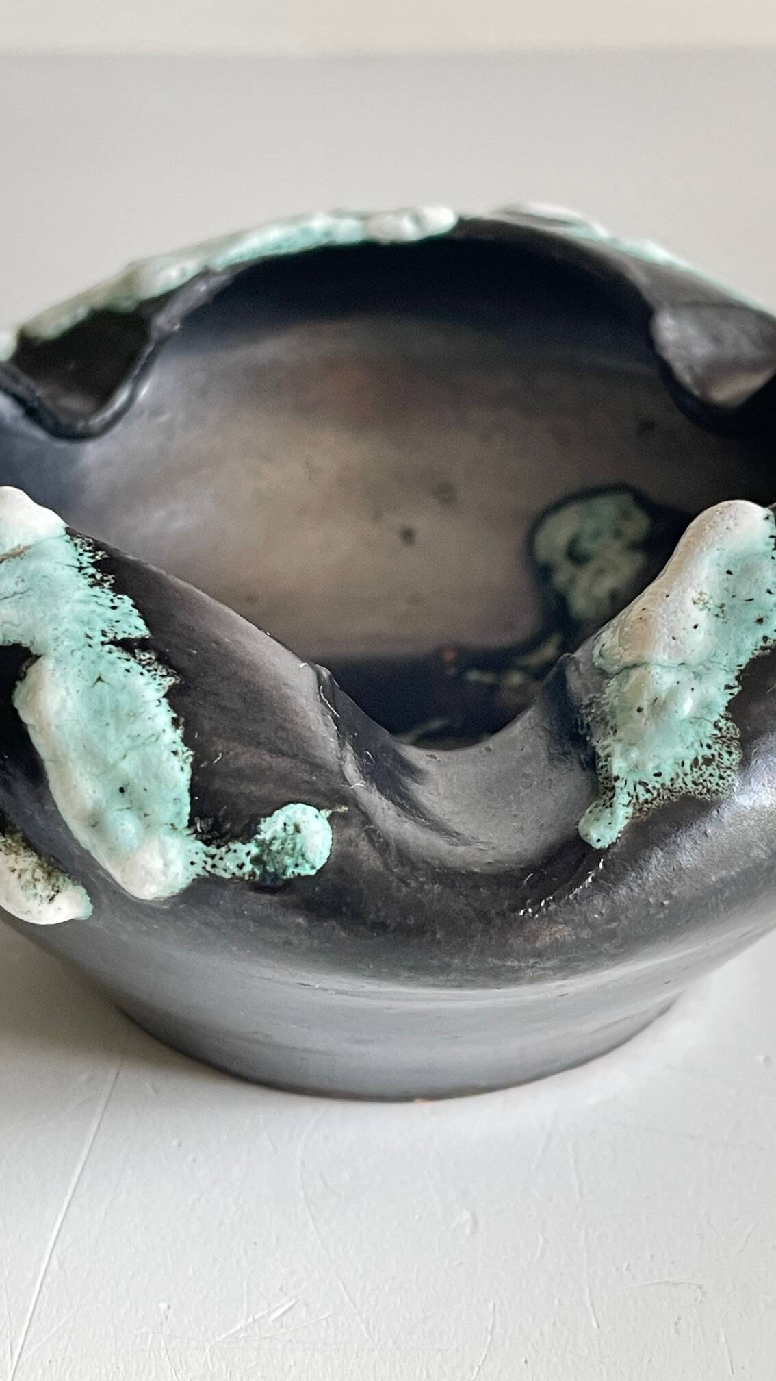 Cyclops Ceramic Ashtray Annecy France Vintage