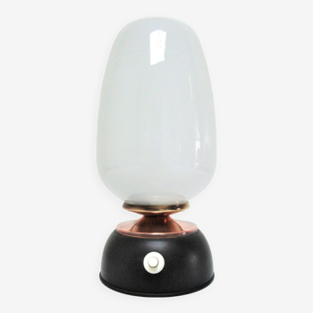 60s design opaline night light lamp