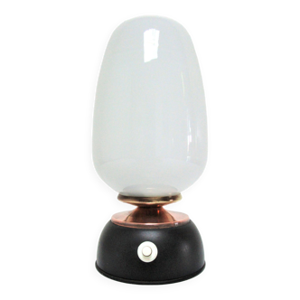 Lampe veilleuse opaline design années 60