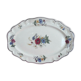Oval dish Agreste Sarreguemines