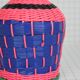 Bouteille scoubidou rose et bleu