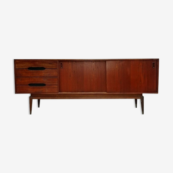 Sideboard 1960 vintage teak Scandinavian