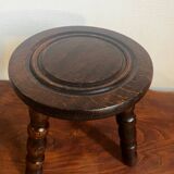 Wooden tripod stool for plant holder