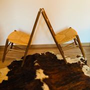 Pair of mulched chairs