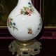 Pair of antique vases in hand-painted porcelain and bronze – Décor