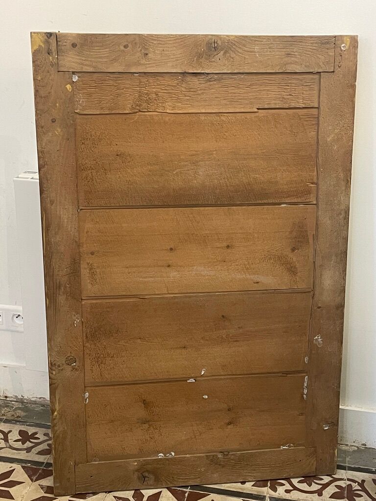 Old gilded wood mirror 115x74cm