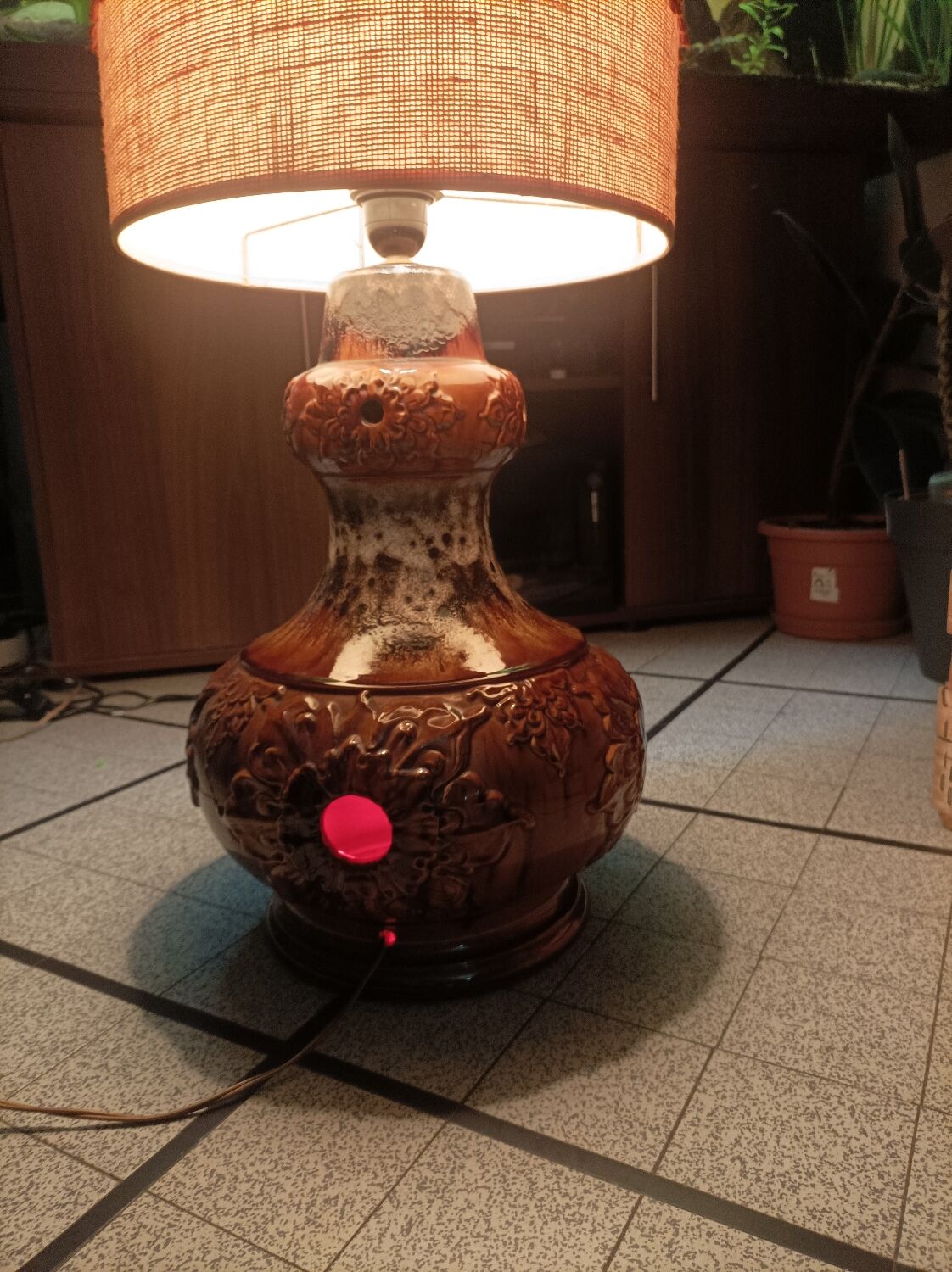 Table lamp Vallauris vintage 70s