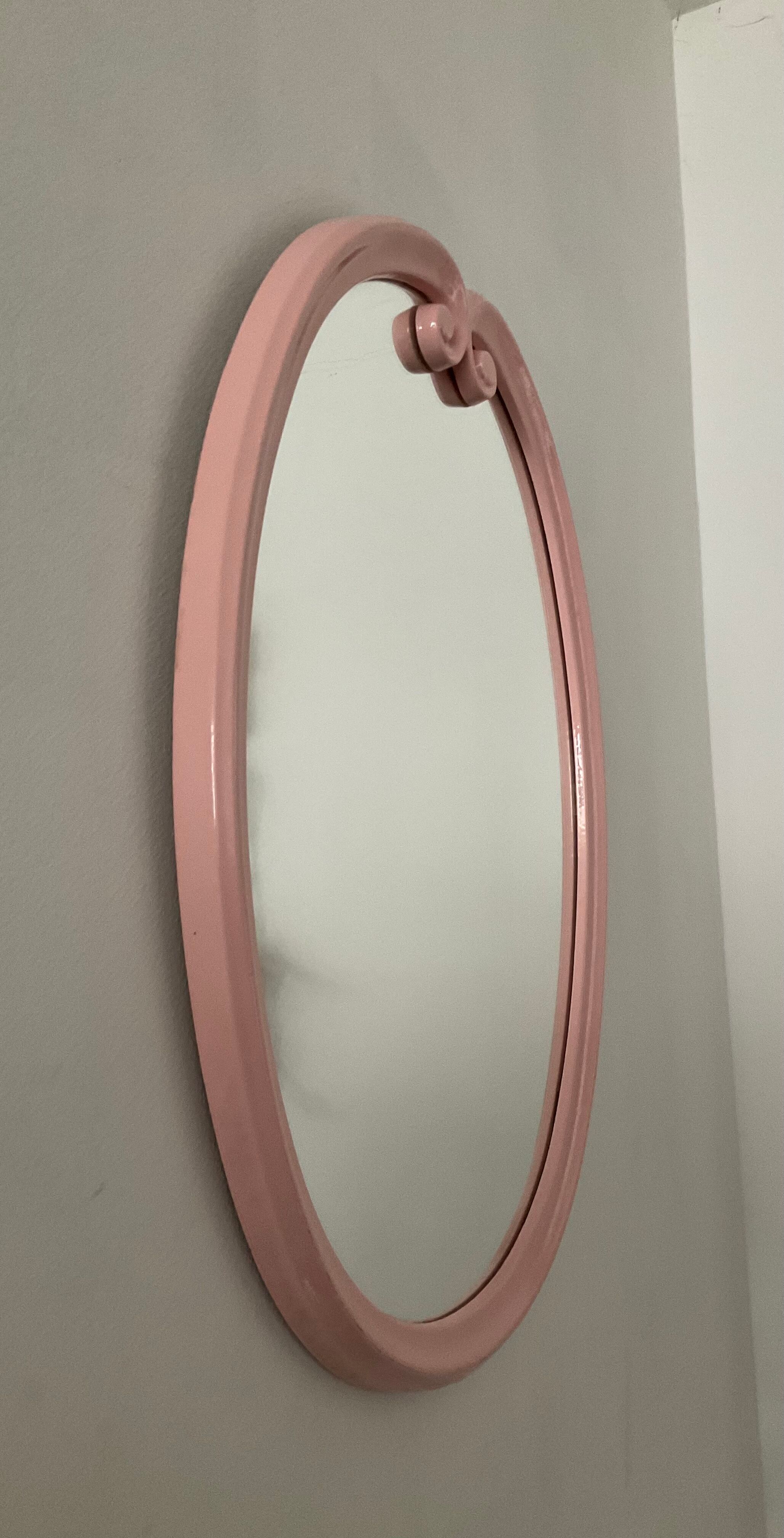Vintage ceramic mirror from the 70s