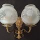Brass wall lamp