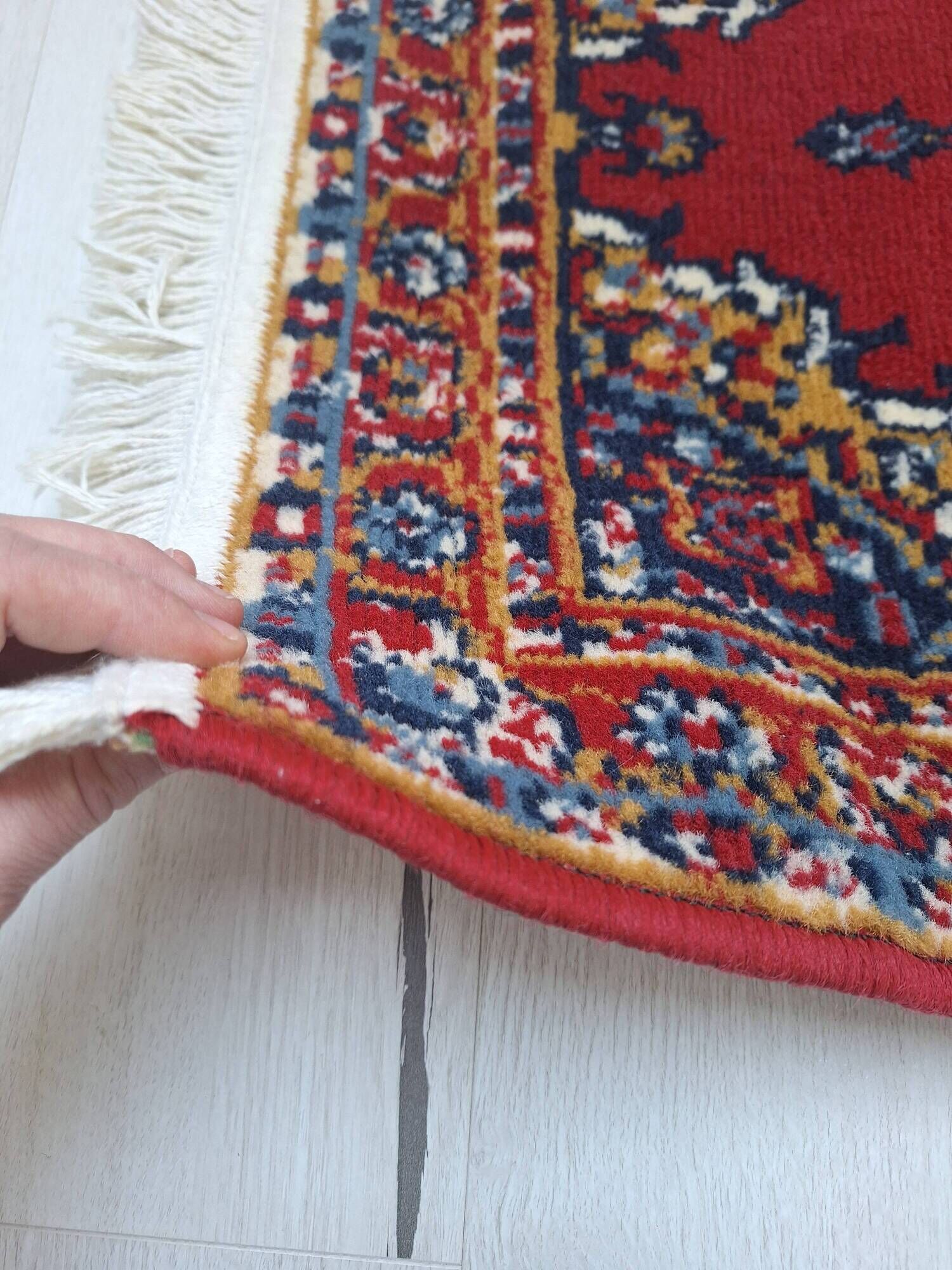 Red Persian carpet