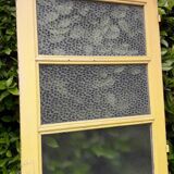 Porte vintage vitrages translucides