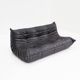 Canapé 3 places Togo Ligne Roset cuir marron par Michel Ducaroy pour Ligne Rose