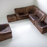 Vintage De Sede DS-46 Modular Sofa + Armchair with Footstool – Year