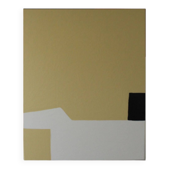 Contemporary light yellow painting