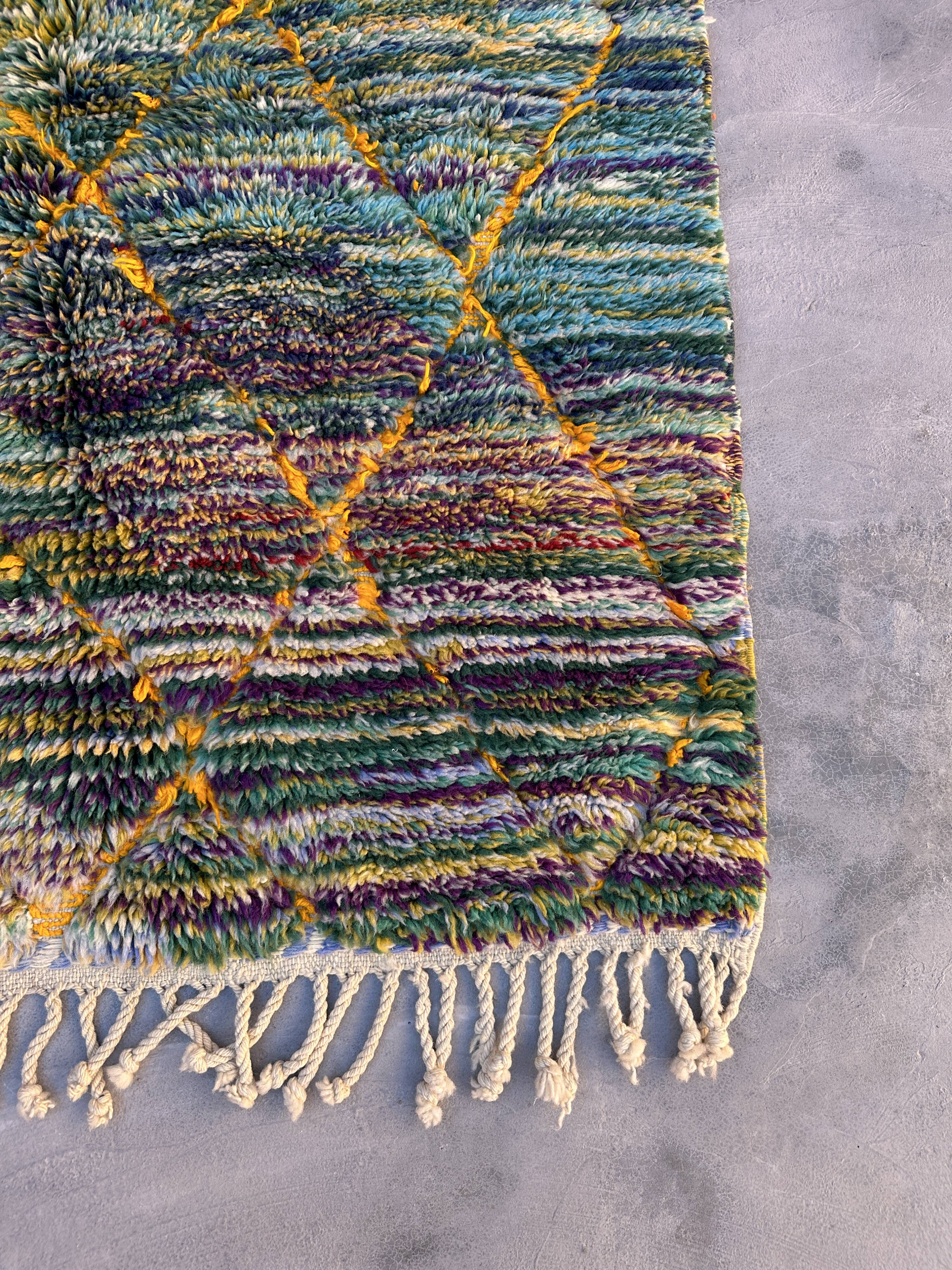 Colorful Beni M'Rirt Moroccan rug - 127 x 181 cm