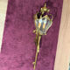 Set of bronze and curved glass light fixtures – Louis XV style – read