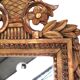 Petit miroir de dame Louis XVI en bois sculpté et doré