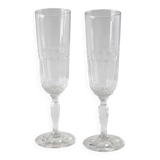 Pair of fluted flutes