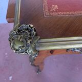 Louis XV style state desk Red leather top 20th century