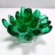 Postmodern Green Murano Glass and White Aluminum Table Lamp, Italy