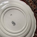 2 assiettes terre de fer gien