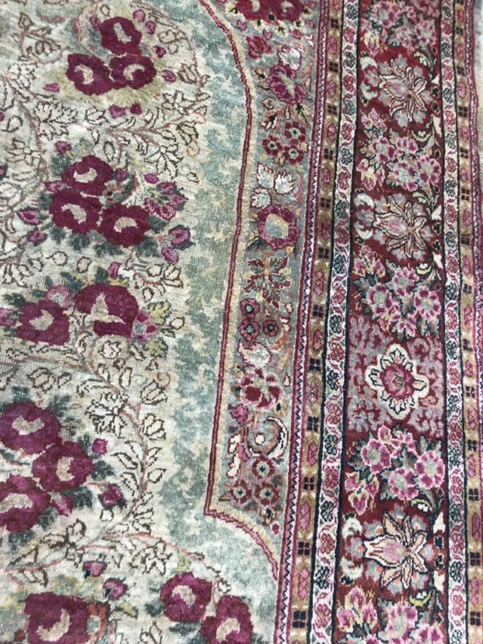 Old Persian rug Mahal handmade 320x420cm