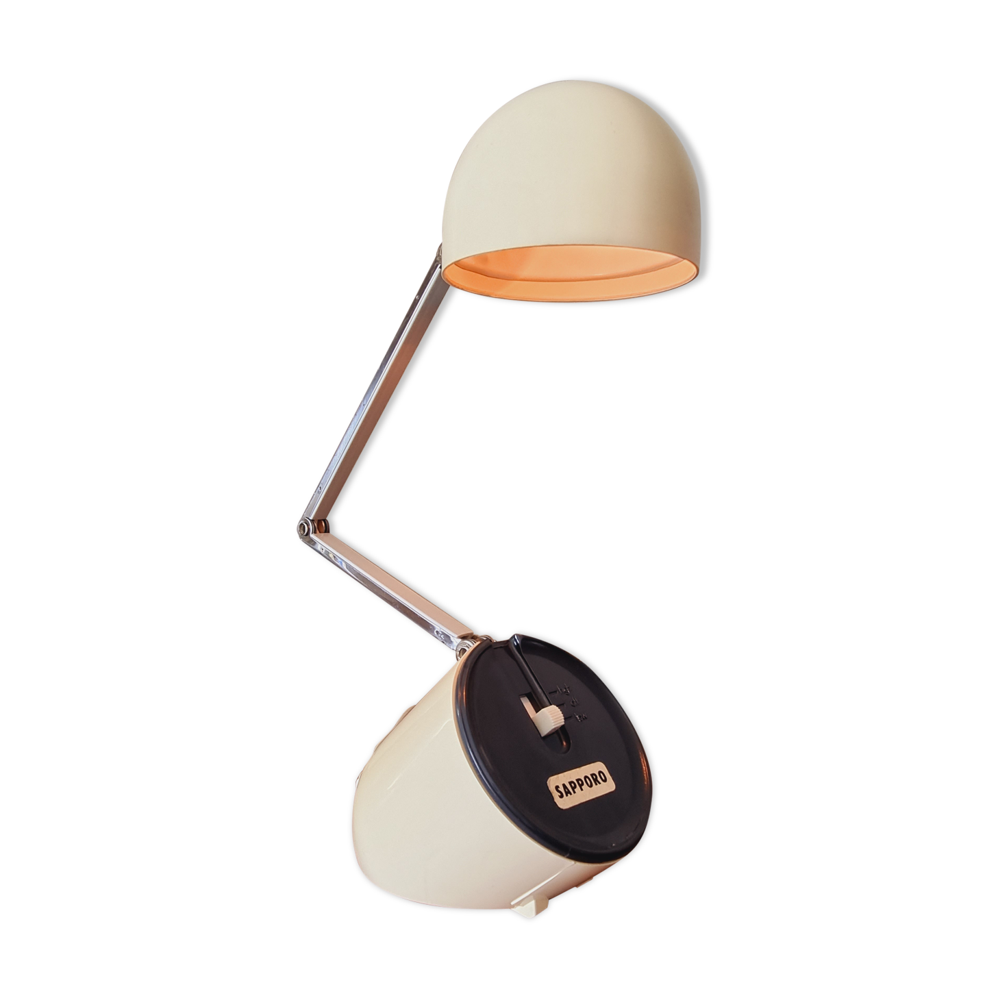 Japanese desk lamp, Space Age design, Kreo-Lite. 1970
