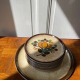 Set of 12 plates from the Boch La Louvière Corfu vintage collection