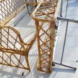 Bed rattan with extra bed