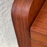 Danish library and its teak secretary 1960 by Johannes Sorth