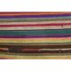 Vintage Turkish Oushak Handmade Wool Cotton Beige Kilim Area Rug 167x231