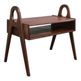1950s solid wood side table