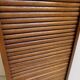 Antique oak filing cabinet with roller shutter