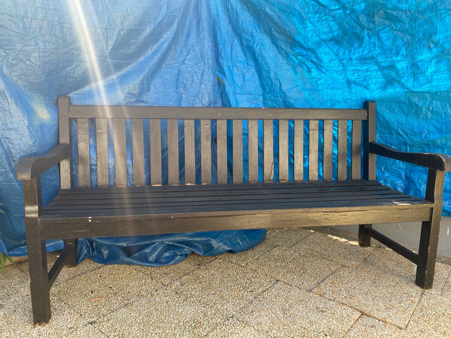 Large garden bench for 3/4 people
