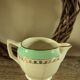 Milk jar Green Gilding Flamenco Opaque Digoin Sarreguemines