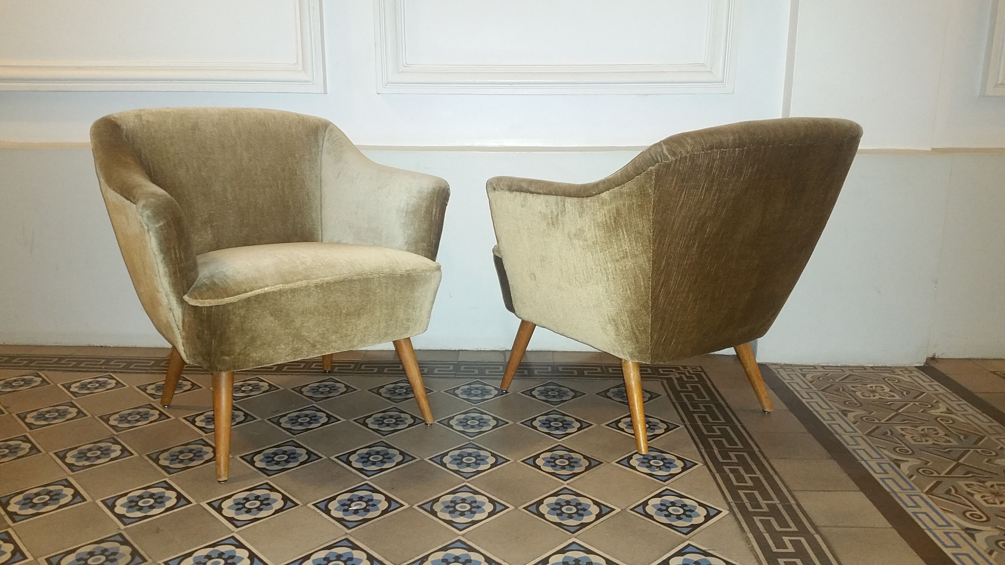 Danish Chair organic years 50/60 bronze